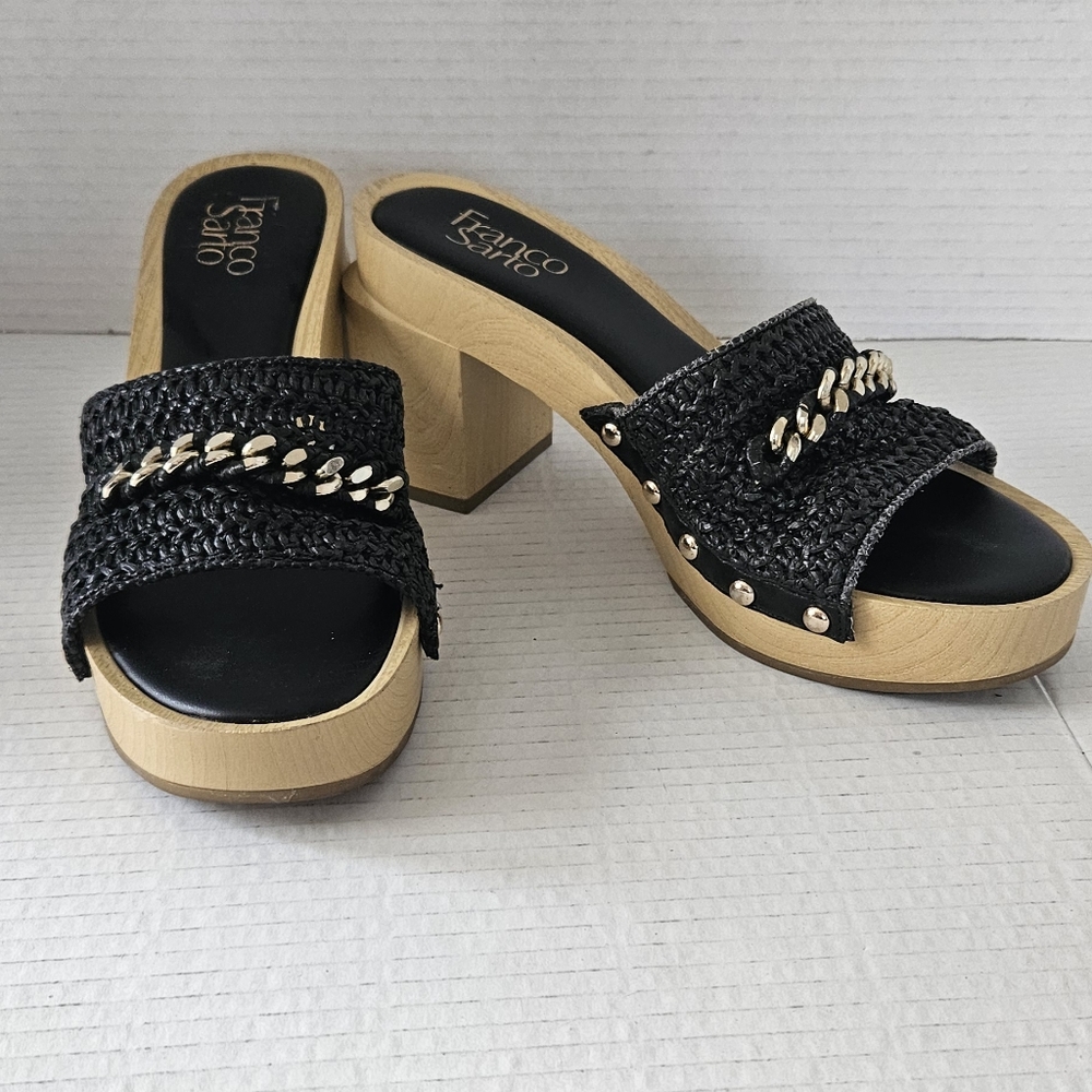 Franco Sarto Capri platform‎ clog sandals size 7